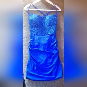 Royal Blue Dress Size 0/XS.